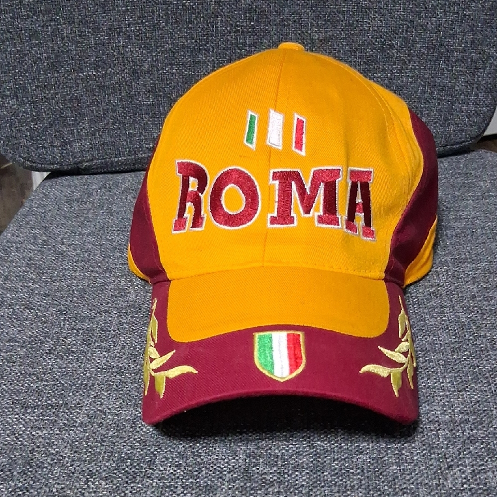Roma Kids Cap - Yellow and Red
